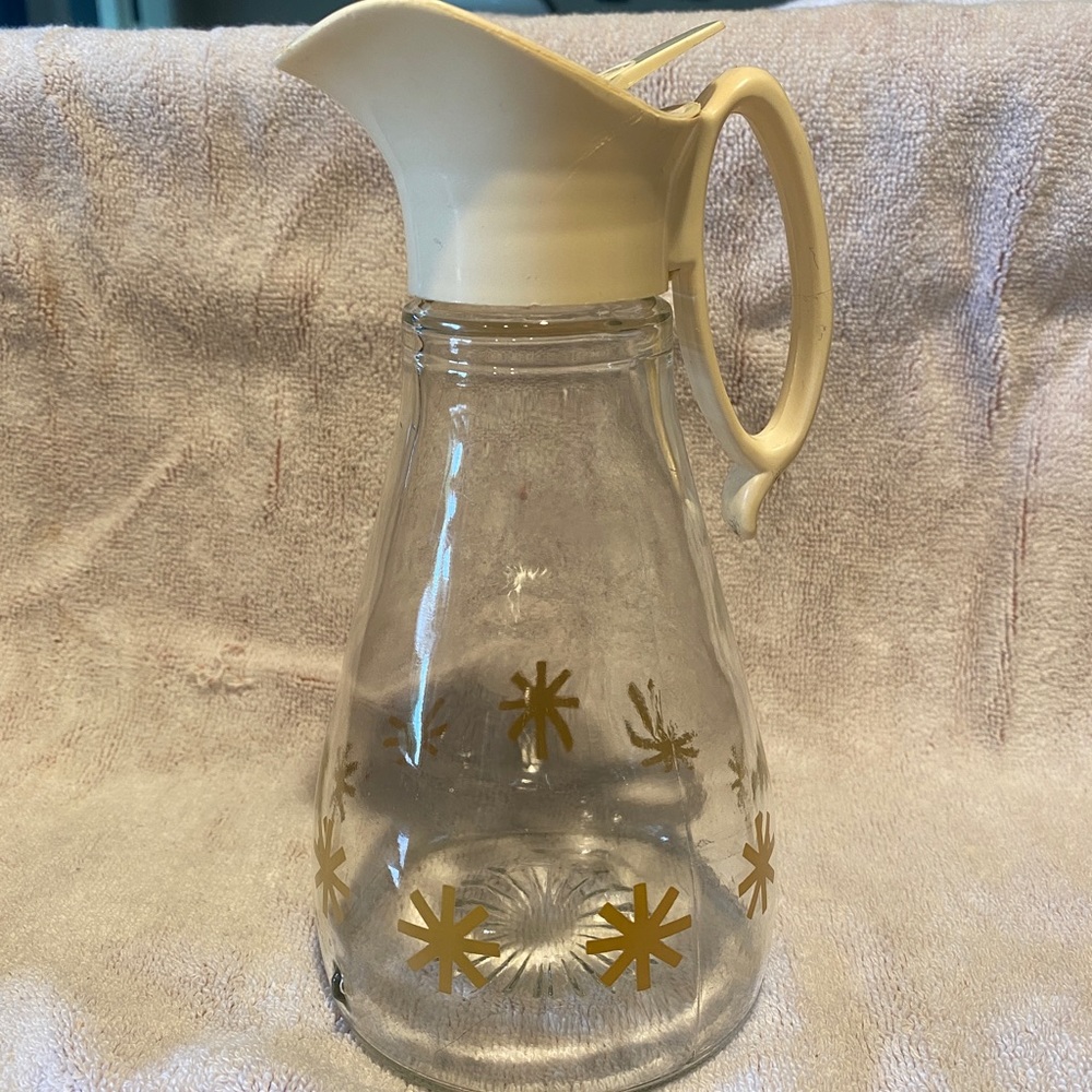 Mid Century Syrup Bottle